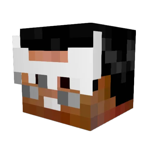ondo09 Minecraft avatar head, 3D render