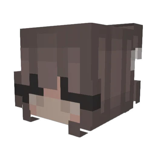 oneDdreamboy Minecraft avatar head, 3D render