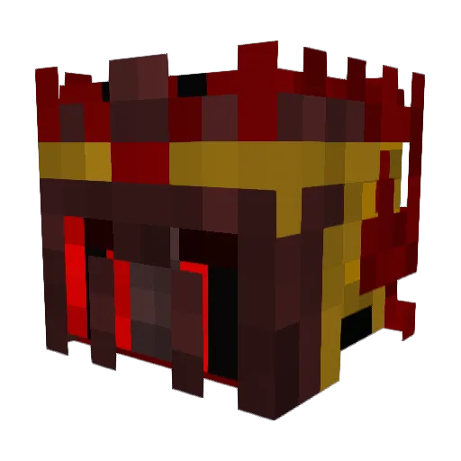 one_letter_shor Minecraft avatar head, 3D render