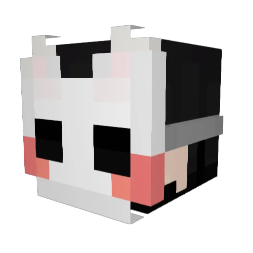 one_sleek_noodle Minecraft avatar head, 3D render