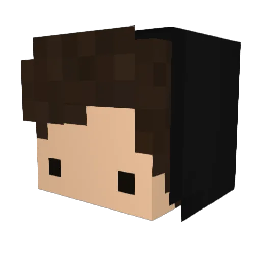 onealhtml Minecraft avatar head, 3D render