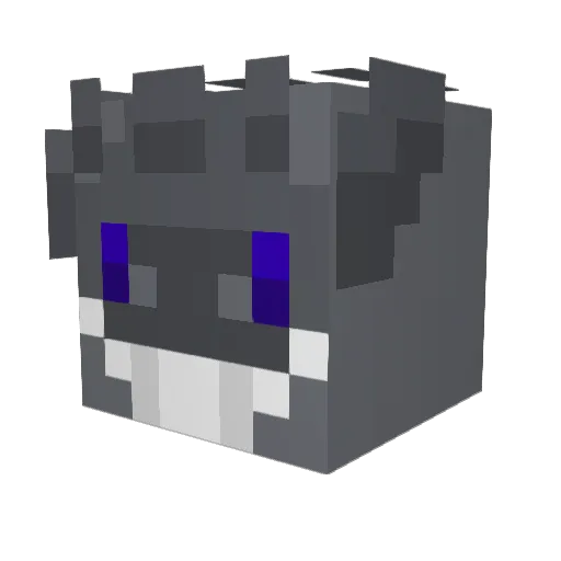 onebxeone Minecraft avatar head, 3D render