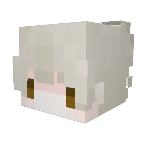 onekissss Minecraft avatar head, 3D render
