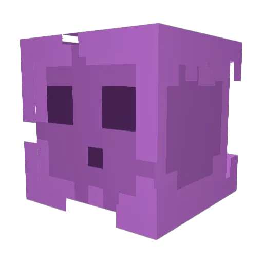 oneko222 Minecraft avatar head, 3D render