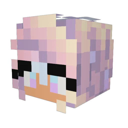onenamedoracle Minecraft avatar head, 3D render