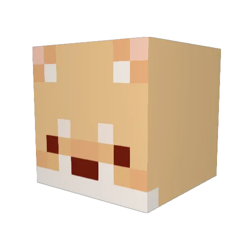 onenonlydomino Minecraft avatar head, 3D render