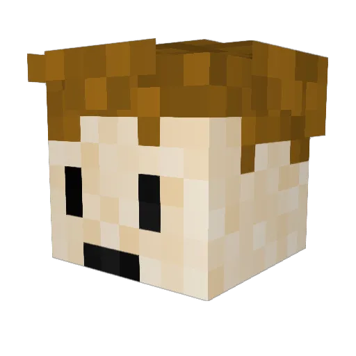 onephatz Minecraft avatar head, 3D render