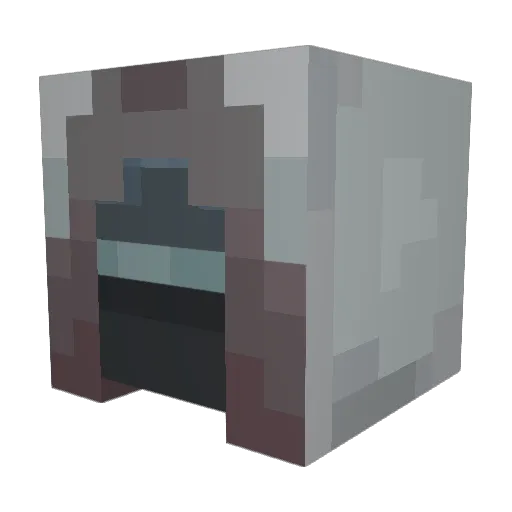 oneple Minecraft avatar head, 3D render