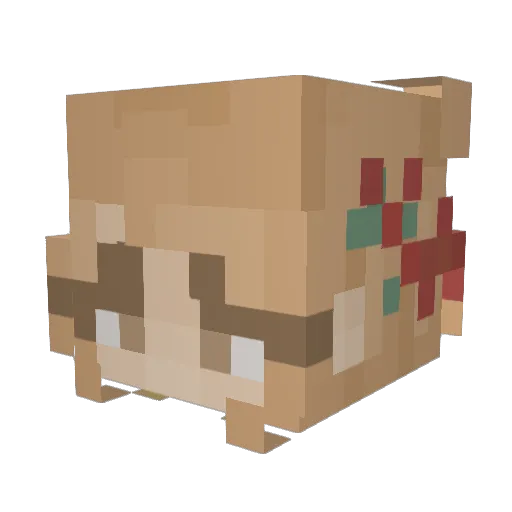 oner20 Minecraft avatar head, 3D render