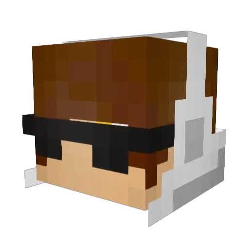ones1234 Minecraft avatar head, 3D render