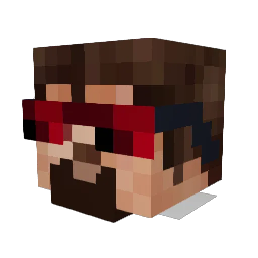 onesacker15 Minecraft avatar head, 3D render