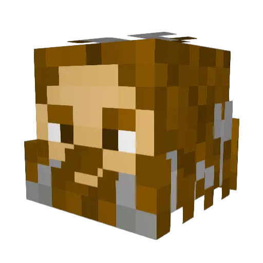 oneshots3210 Minecraft avatar head, 3D render