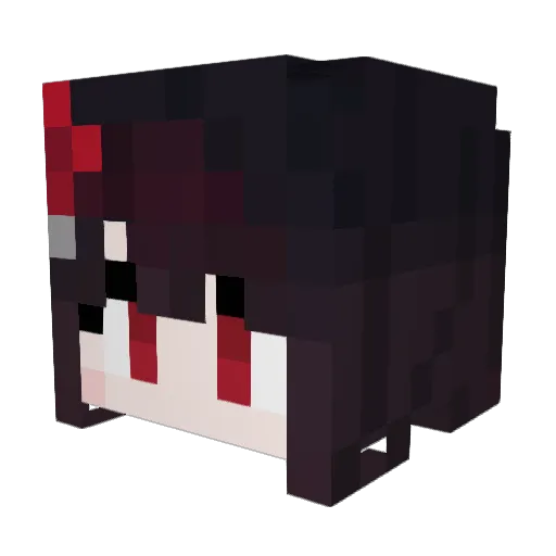 oneso_ Minecraft avatar head, 3D render