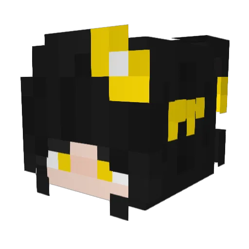 onethefast Minecraft avatar head, 3D render