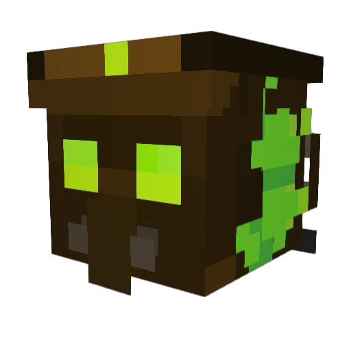 onetoothedcat Minecraft avatar head, 3D render