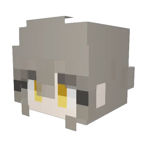 onetruelem Minecraft avatar head, 3D render