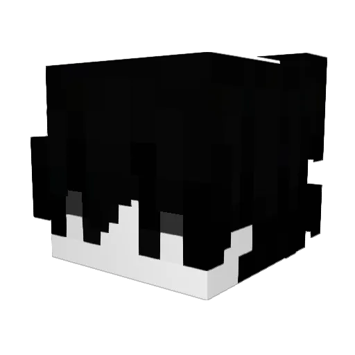 oneupReko Minecraft avatar head, 3D render