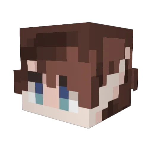 oneuz Minecraft avatar head, 3D render