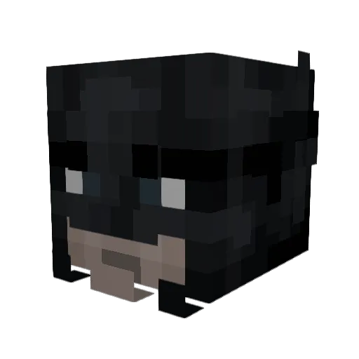 onexingq Minecraft avatar head, 3D render
