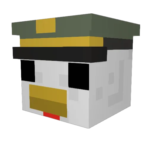onfiremygod Minecraft avatar head, 3D render