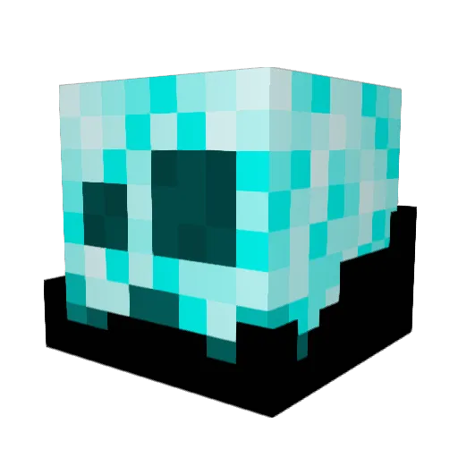 ongimo Minecraft avatar head, 3D render
