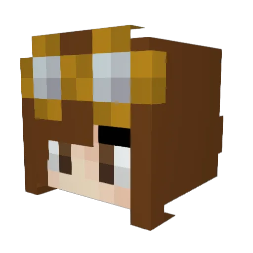 onibi666 Minecraft avatar head, 3D render