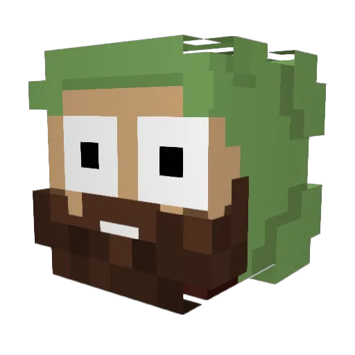 onichanuwulol Minecraft avatar head, 3D render