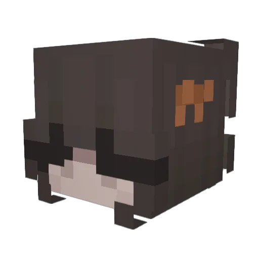 oniimane Minecraft avatar head, 3D render