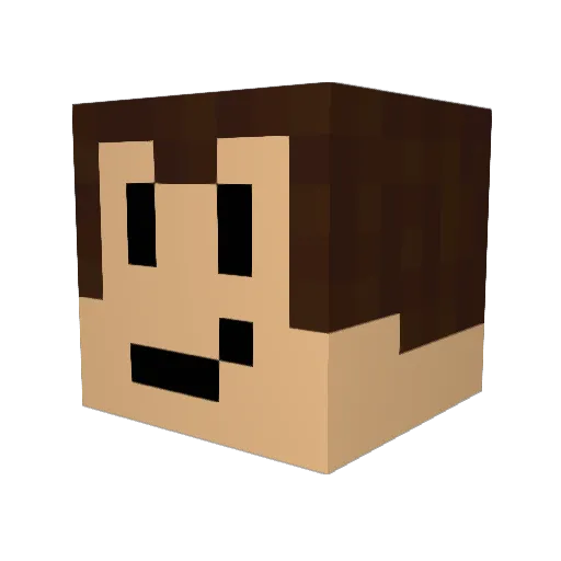 onimox8 Minecraft avatar head, 3D render