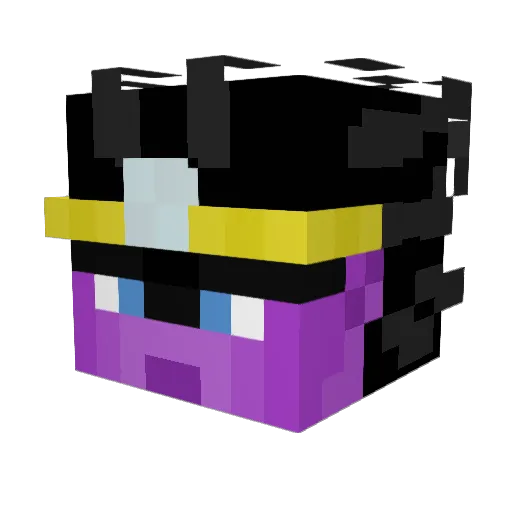 onionnarts Minecraft avatar head, 3D render