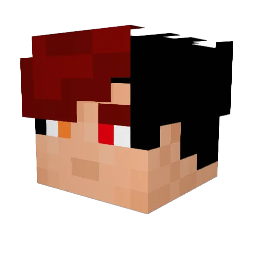 onionreall Minecraft avatar head, 3D render