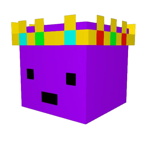 onireddishi Minecraft avatar head, 3D render