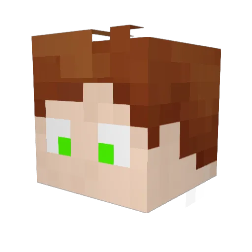 onixfullhd Minecraft avatar head, 3D render