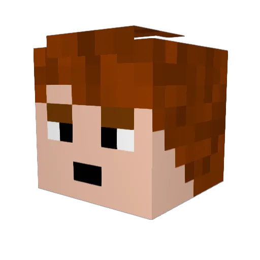 onizouka12 Minecraft avatar head, 3D render