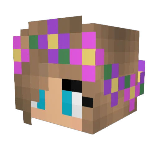 onjeb Minecraft avatar head, 3D render