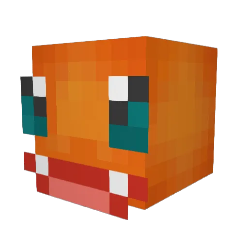 onkman Minecraft avatar head, 3D render