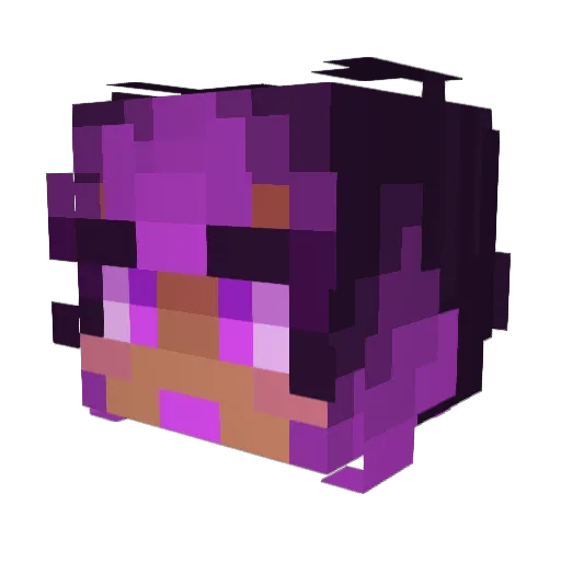 onlinetoxicity Minecraft avatar head, 3D render