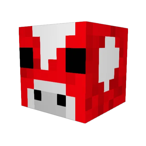 onlinez Minecraft avatar head, 3D render