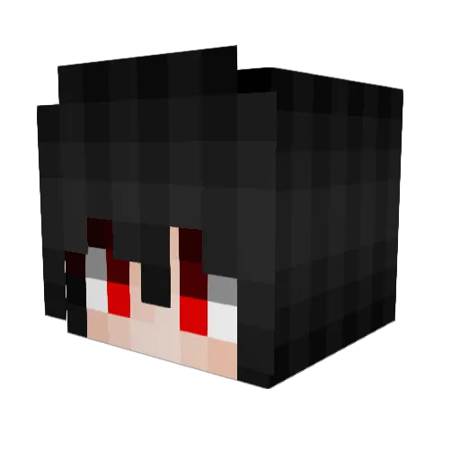 only17cps Minecraft avatar head, 3D render