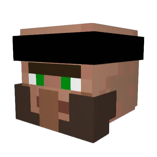 onlyNAF Minecraft avatar head, 3D render