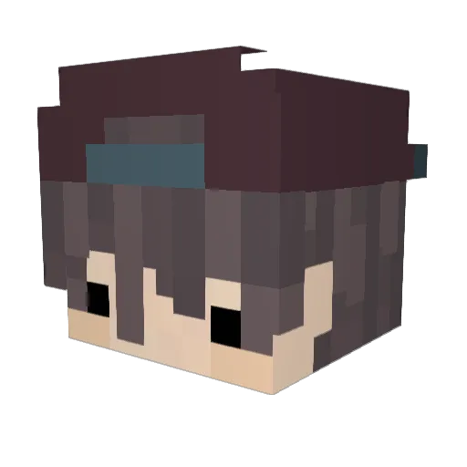 onlyUHC Minecraft avatar head, 3D render