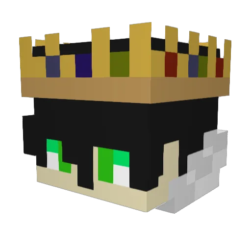 onlyY7777 Minecraft avatar head, 3D render