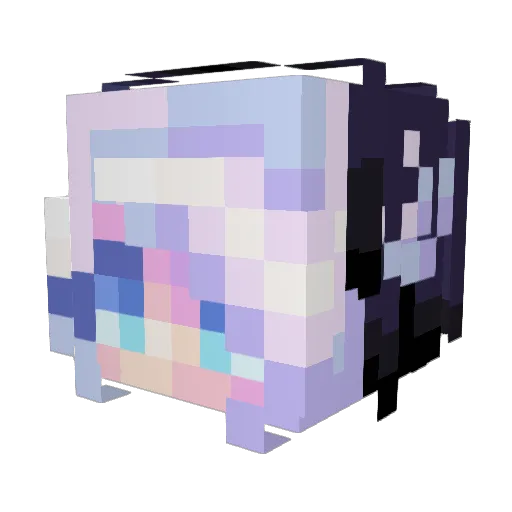 onlyhatred Minecraft avatar head, 3D render