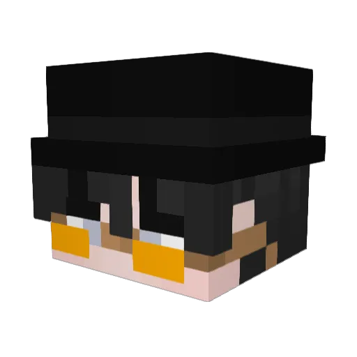 onlyklinge Minecraft avatar head, 3D render