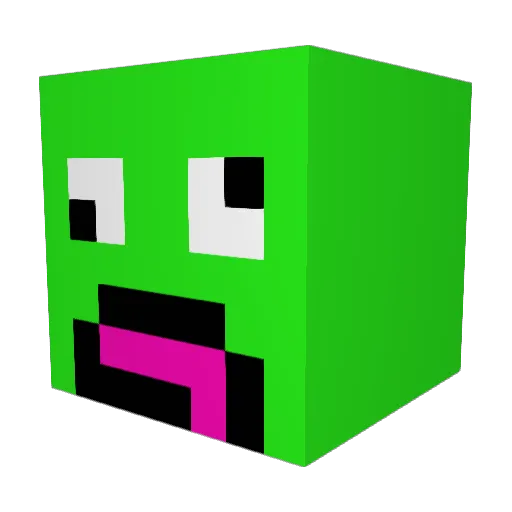 onlyoffline Minecraft avatar head, 3D render
