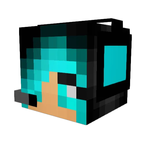 onlyvampire Minecraft avatar head, 3D render