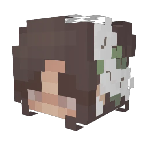 onm4rz Minecraft avatar head, 3D render