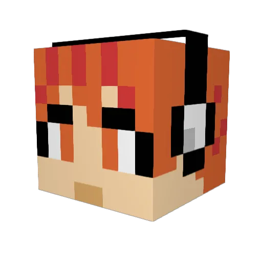 onmokjae9185 Minecraft avatar head, 3D render