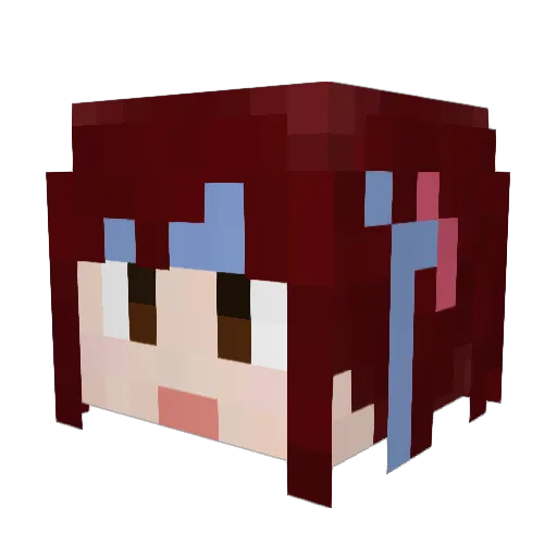 onna215 Minecraft avatar head, 3D render