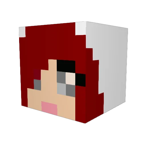 ono10 Minecraft avatar head, 3D render